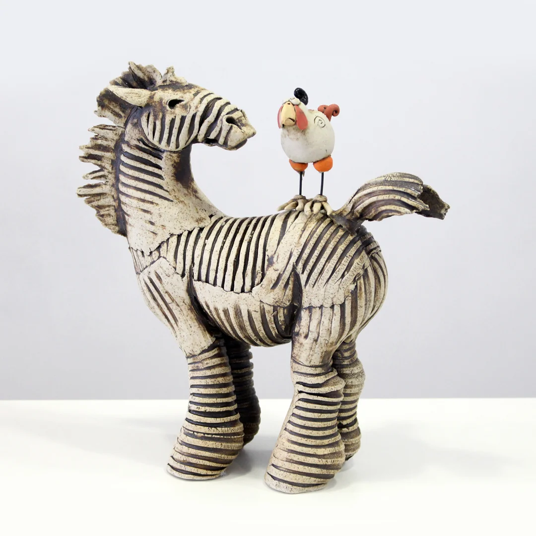 Chicken Riding a Horse