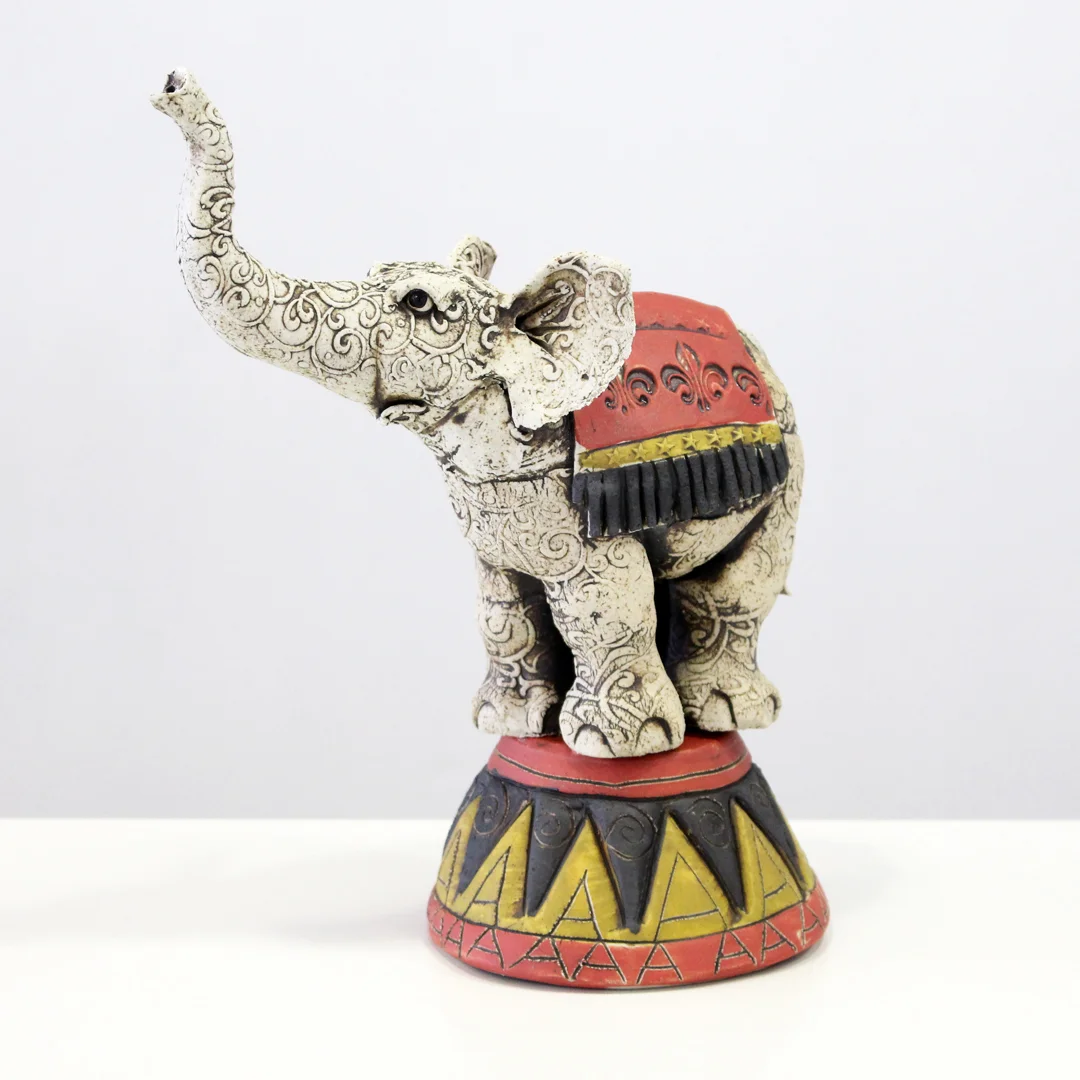 Lucky Elephant Performing