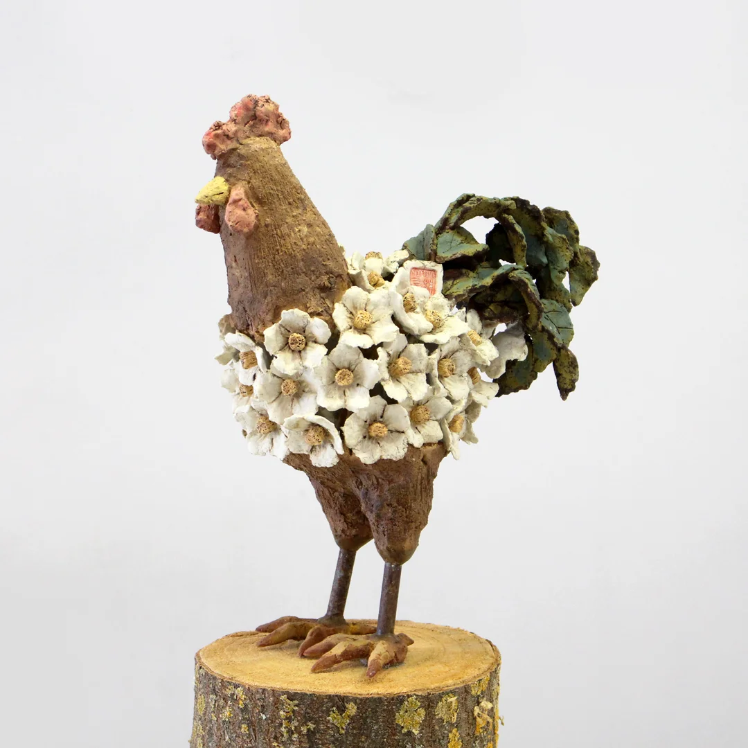 Yi-Ming Lin - White Flower Rooster