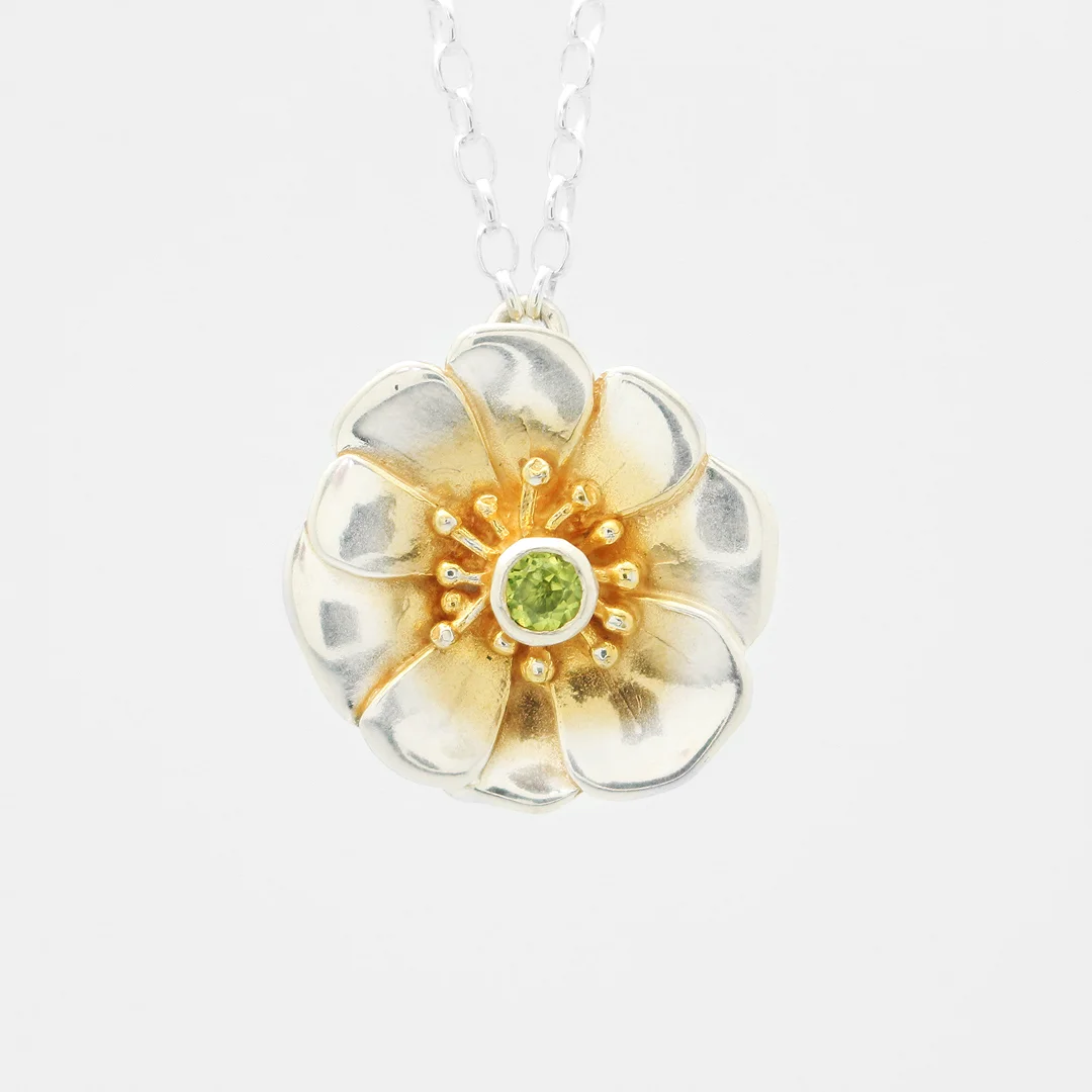Aoraki Snow Lily Pendant
