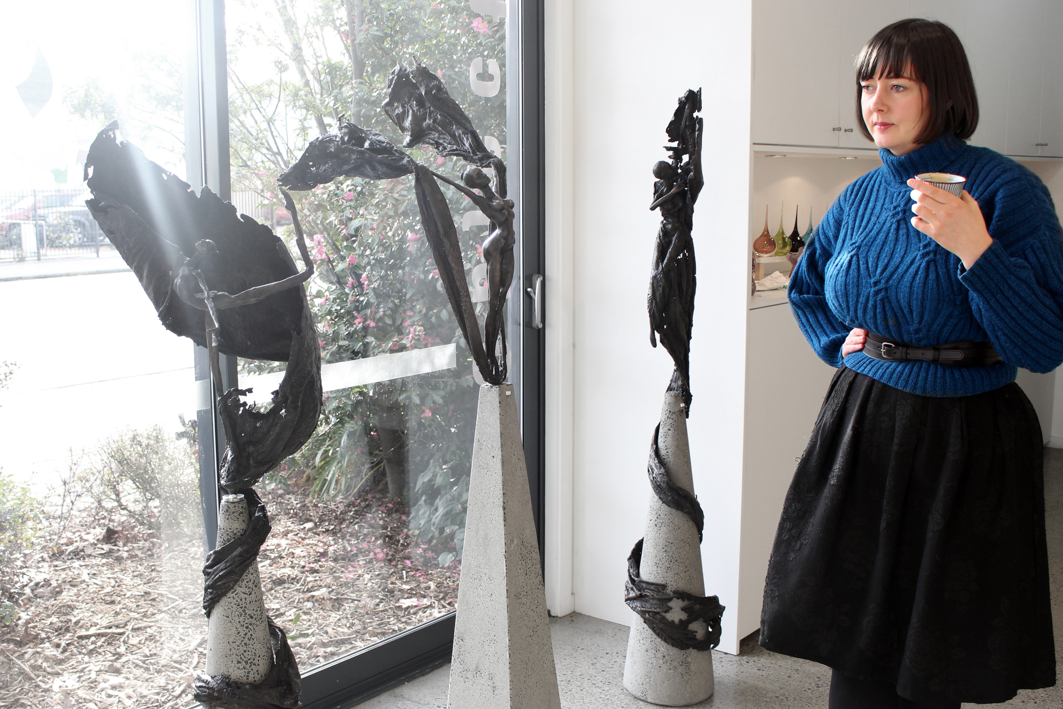 Resident jeweller Sophie Divett and 3 one-off sculptures