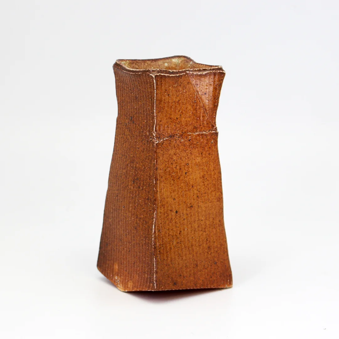 Ochre Tall Faceted Pourer
