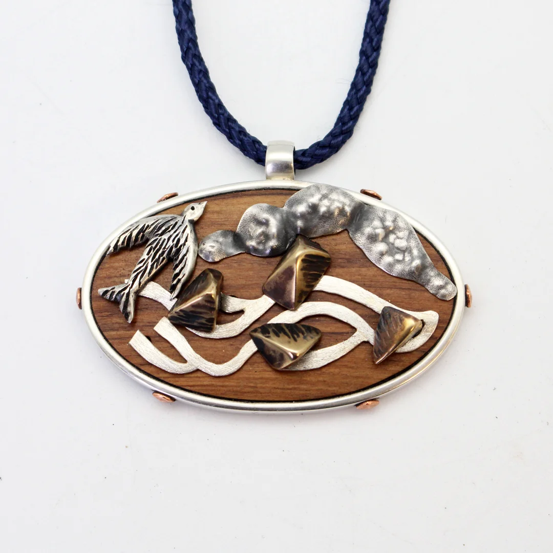 Oval Pendant - Memory of Land