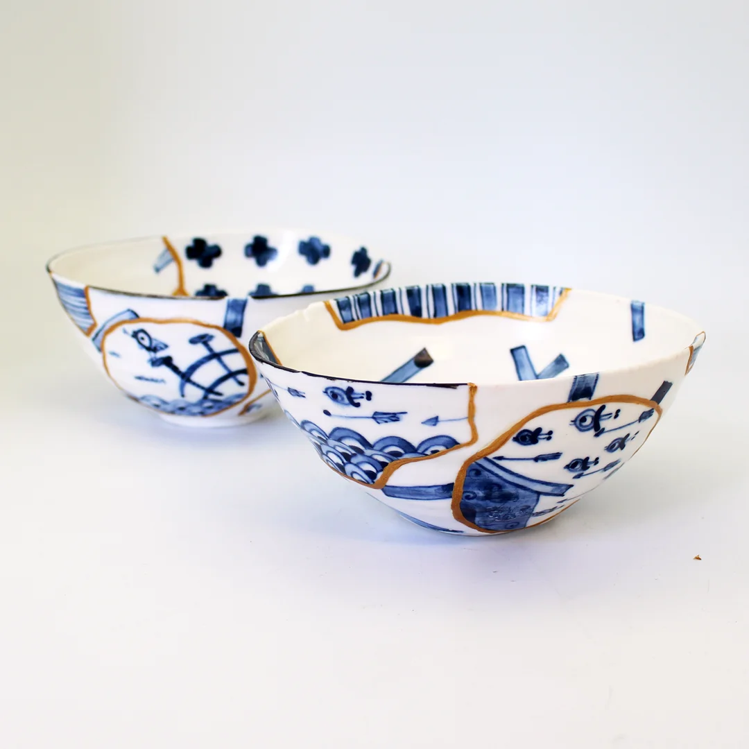 Blue and Gold Bowl