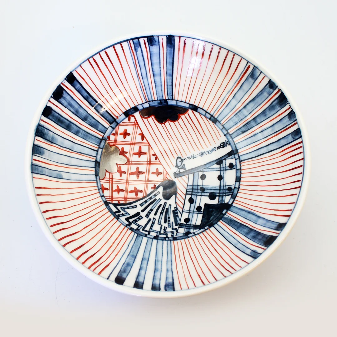Coloured Large Bowl