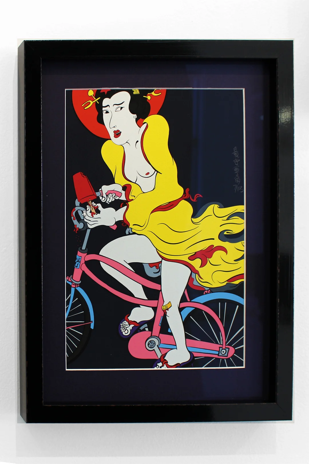 Charinko onna "Bicycle Girl"   ed. of 13 (framed)