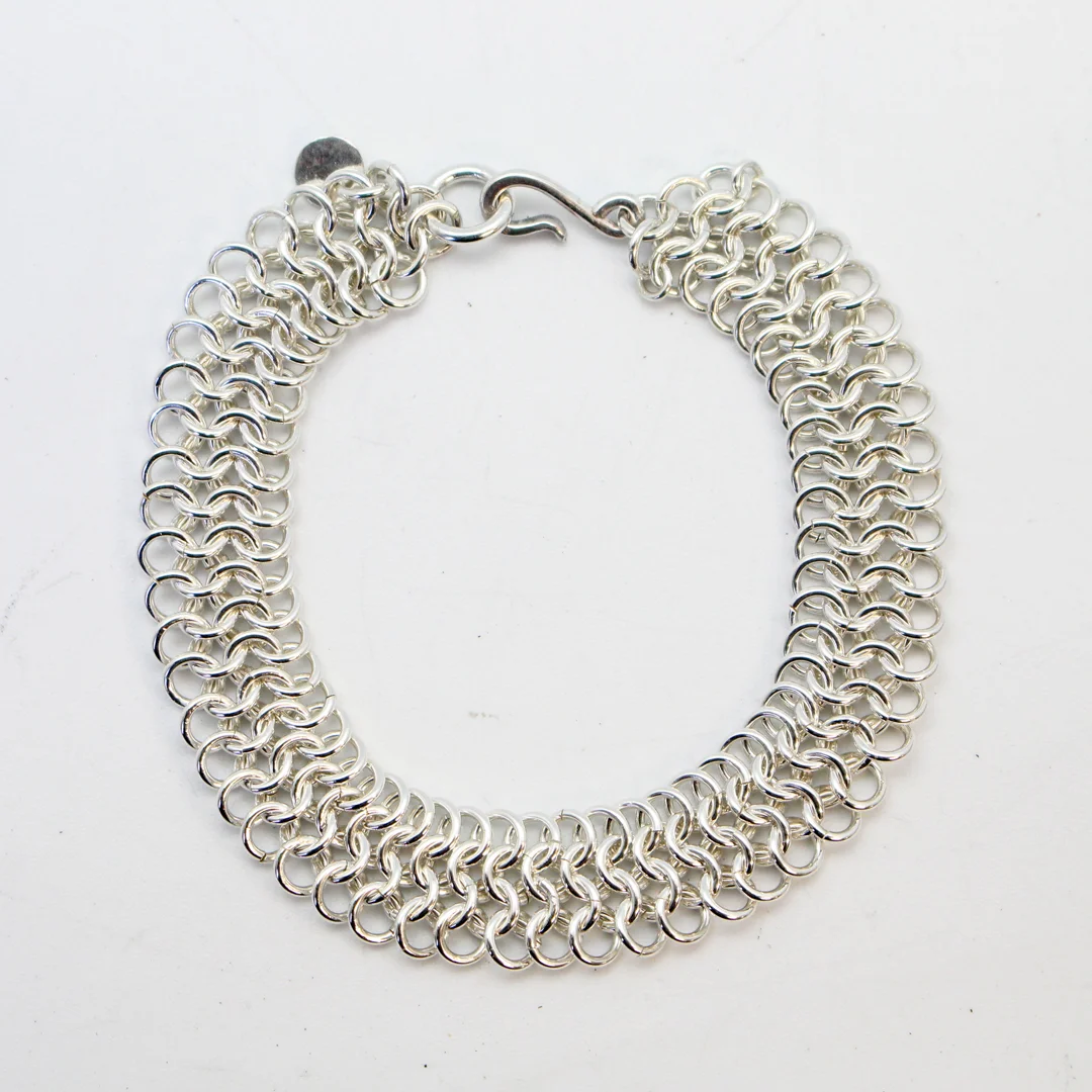 Silver Dragonscale Bracelet