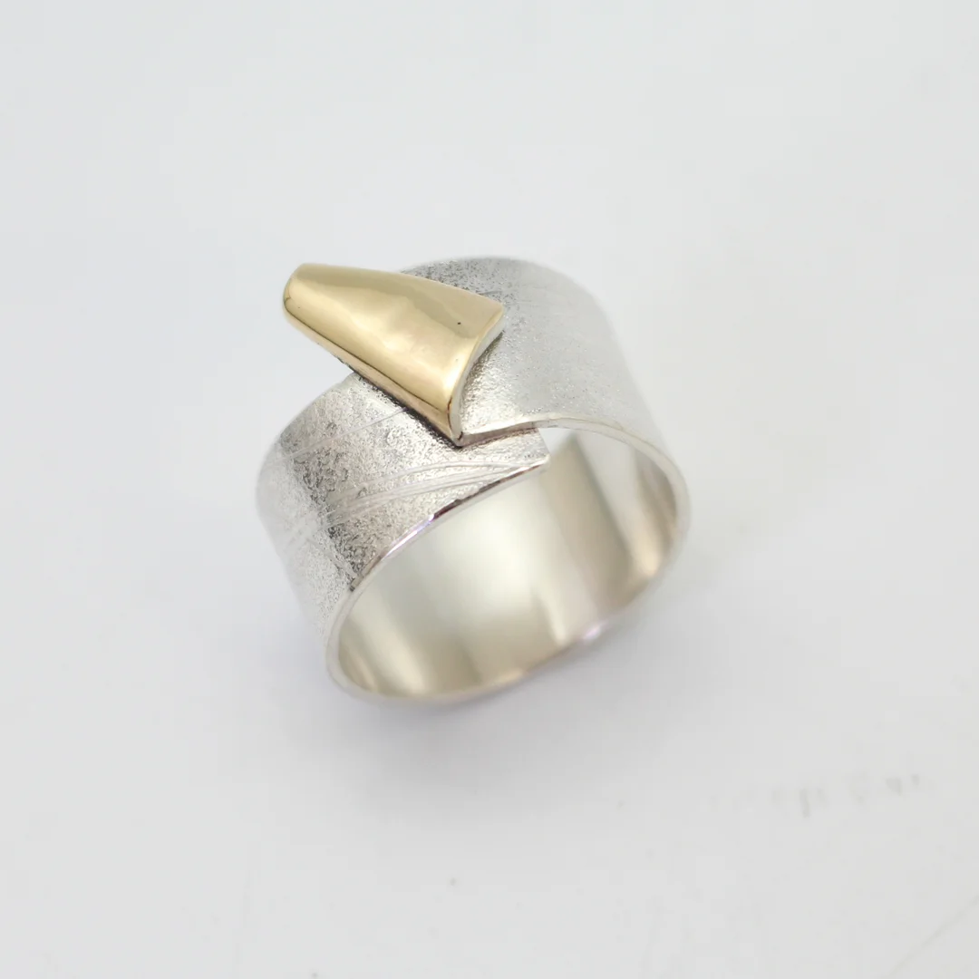 Origami Gold Ring