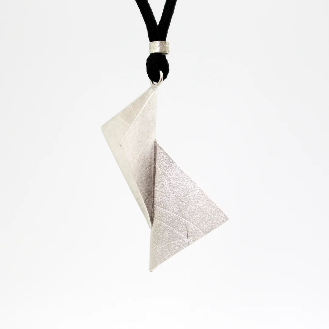 Origami Triangle Pendant II