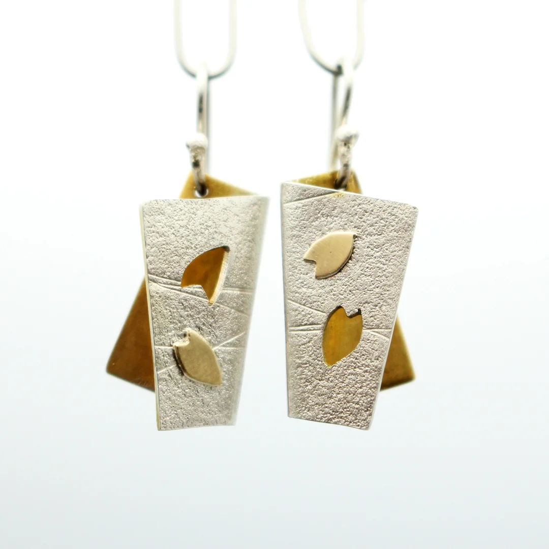 Origami Sakura Petal Earrings