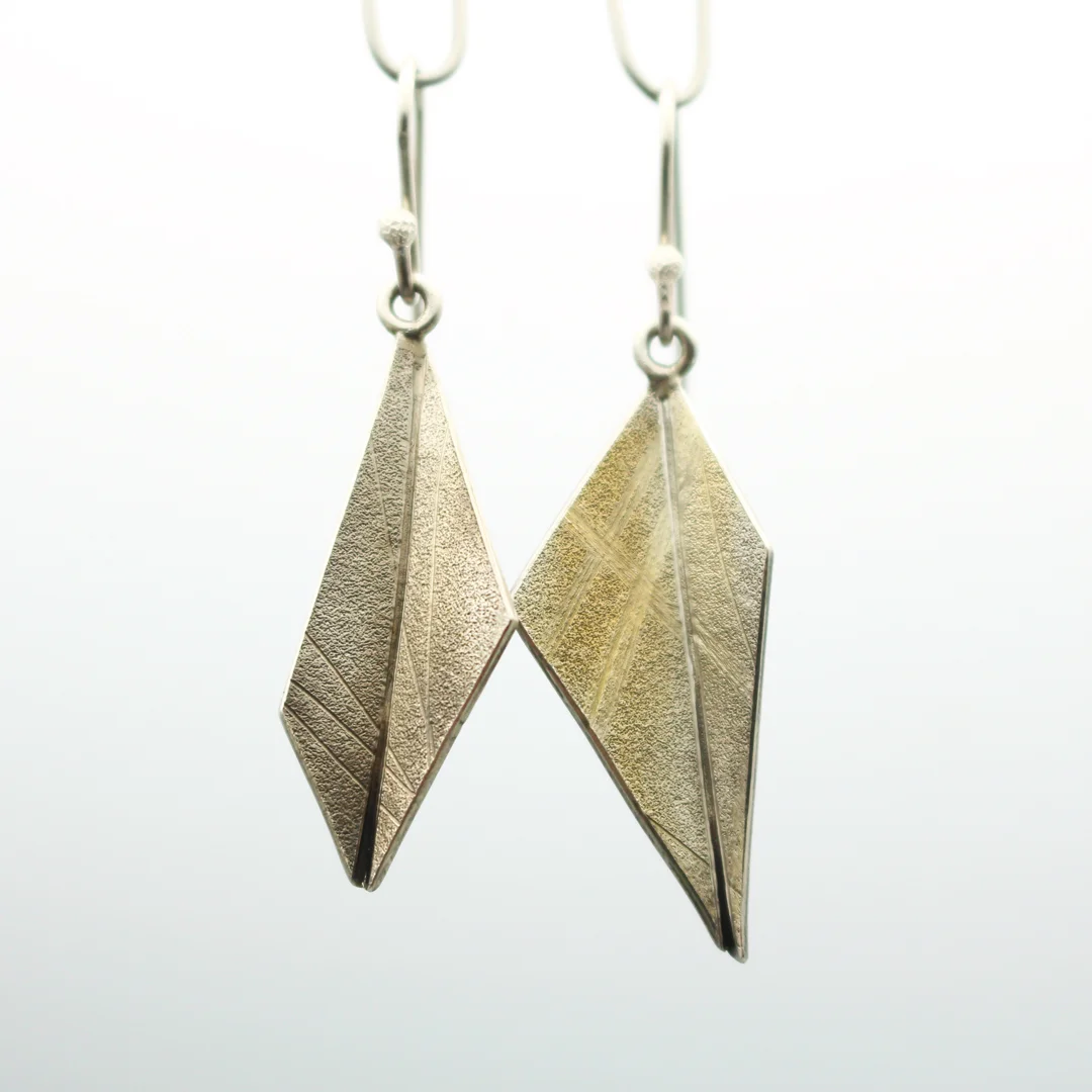 Origami Triangle Earrings