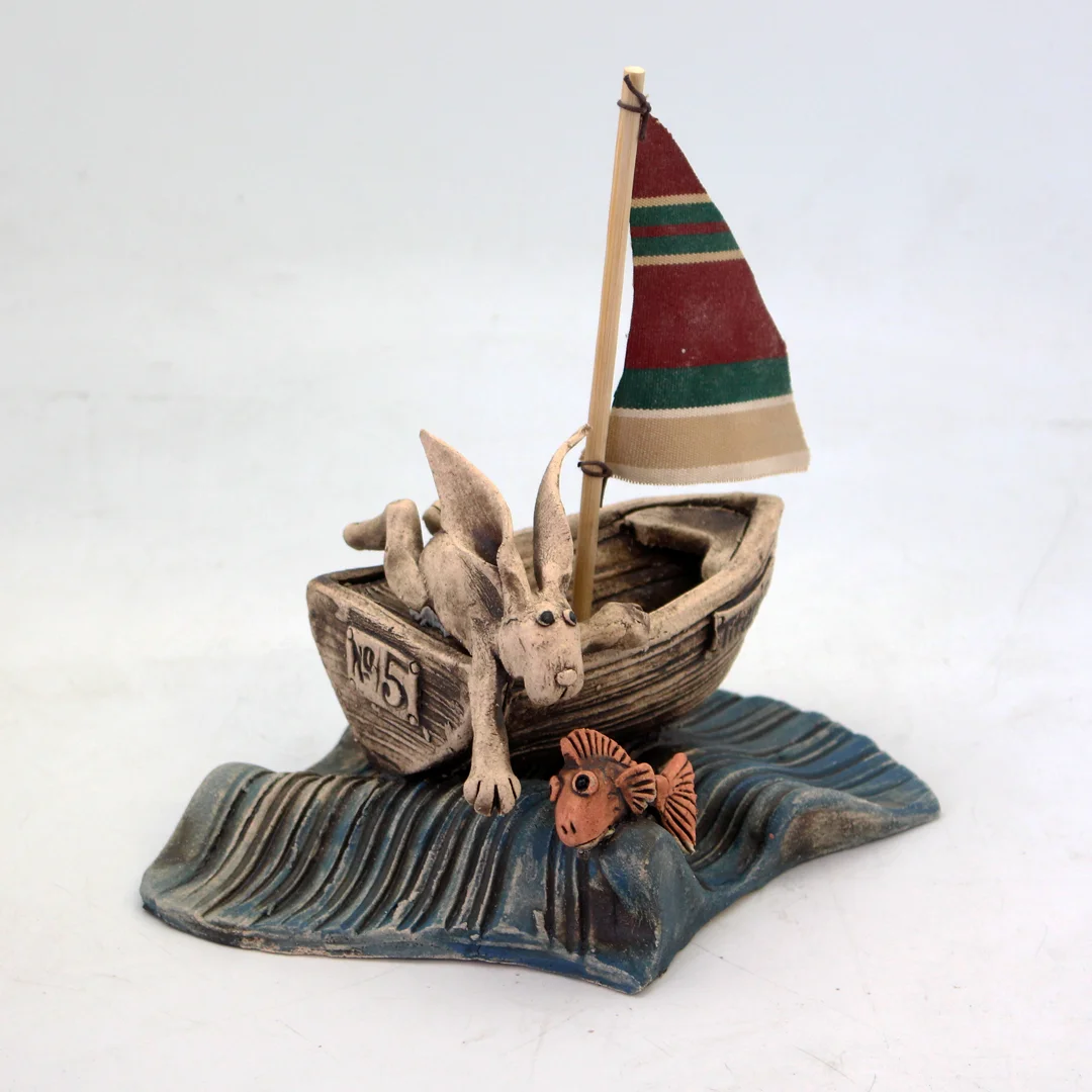 Rabbit in a Boat