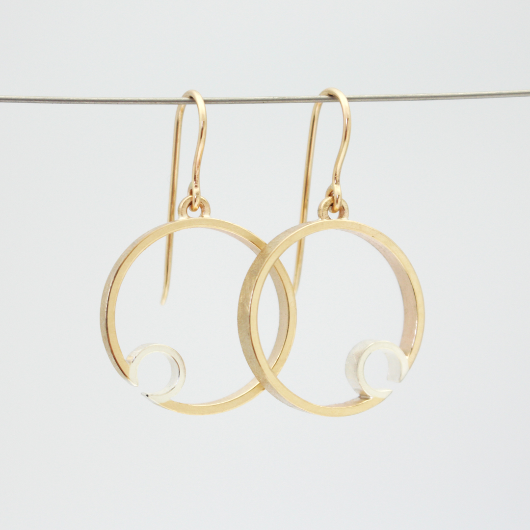 Circle Interlude Earrings