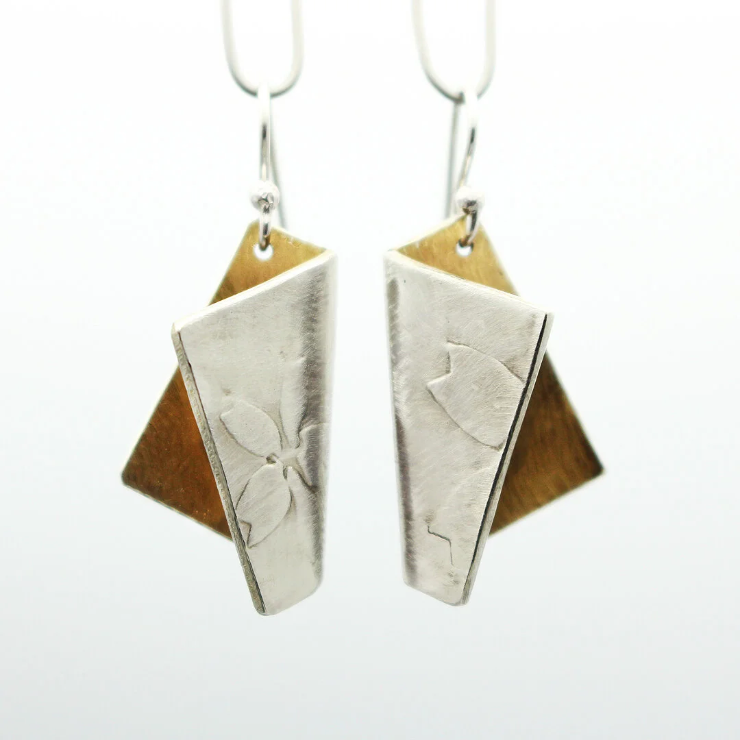 Origami Sakura Earrings