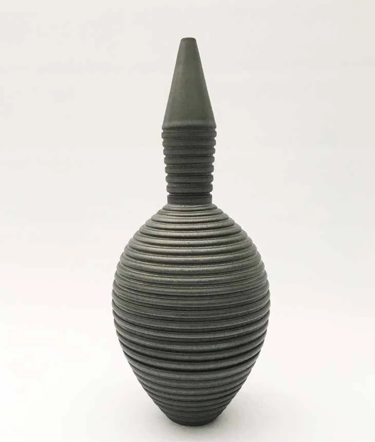 Charcoal Grooved Bottle