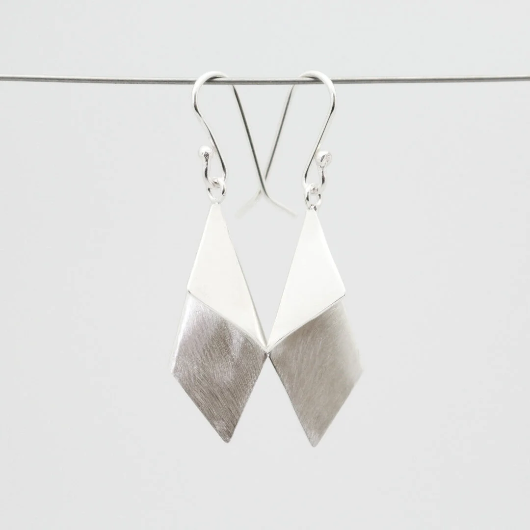 Origami Drop Earrings