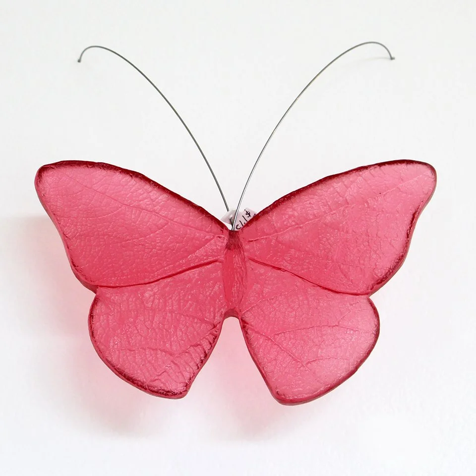 Gold Ruby Butterfly