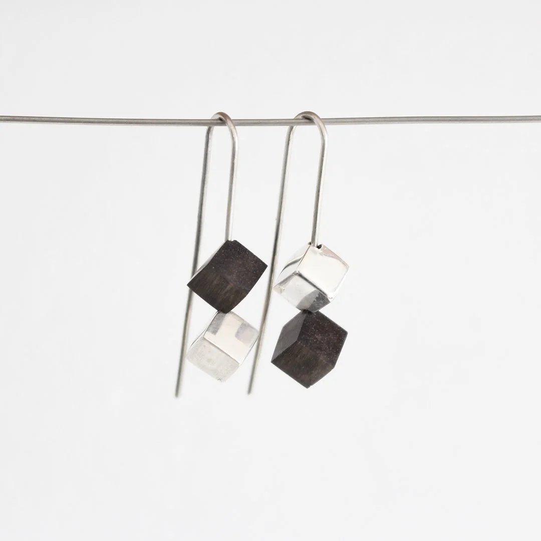 Hypercube Earrings