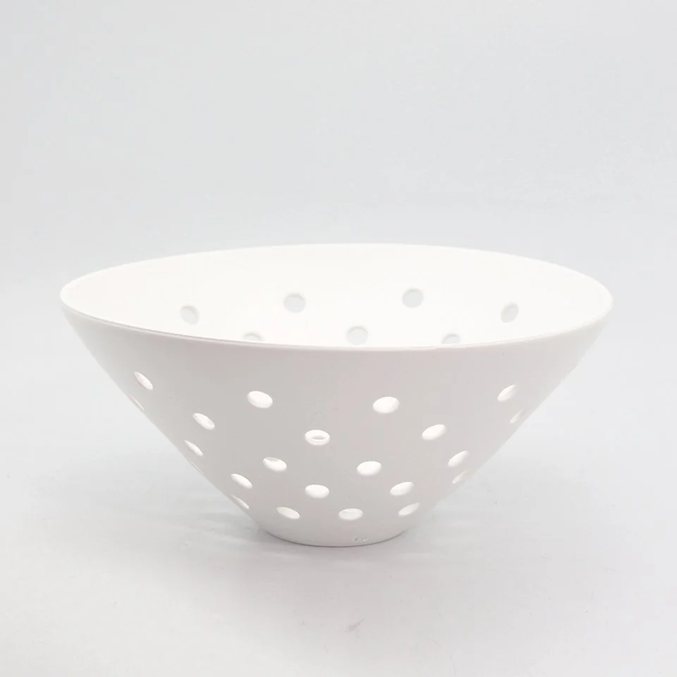 White Gobo Bowl