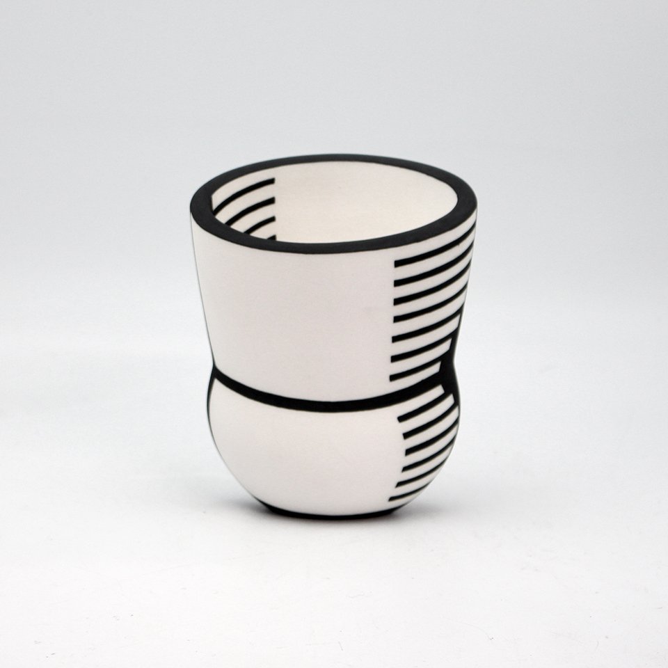 Graphic Shade Urn