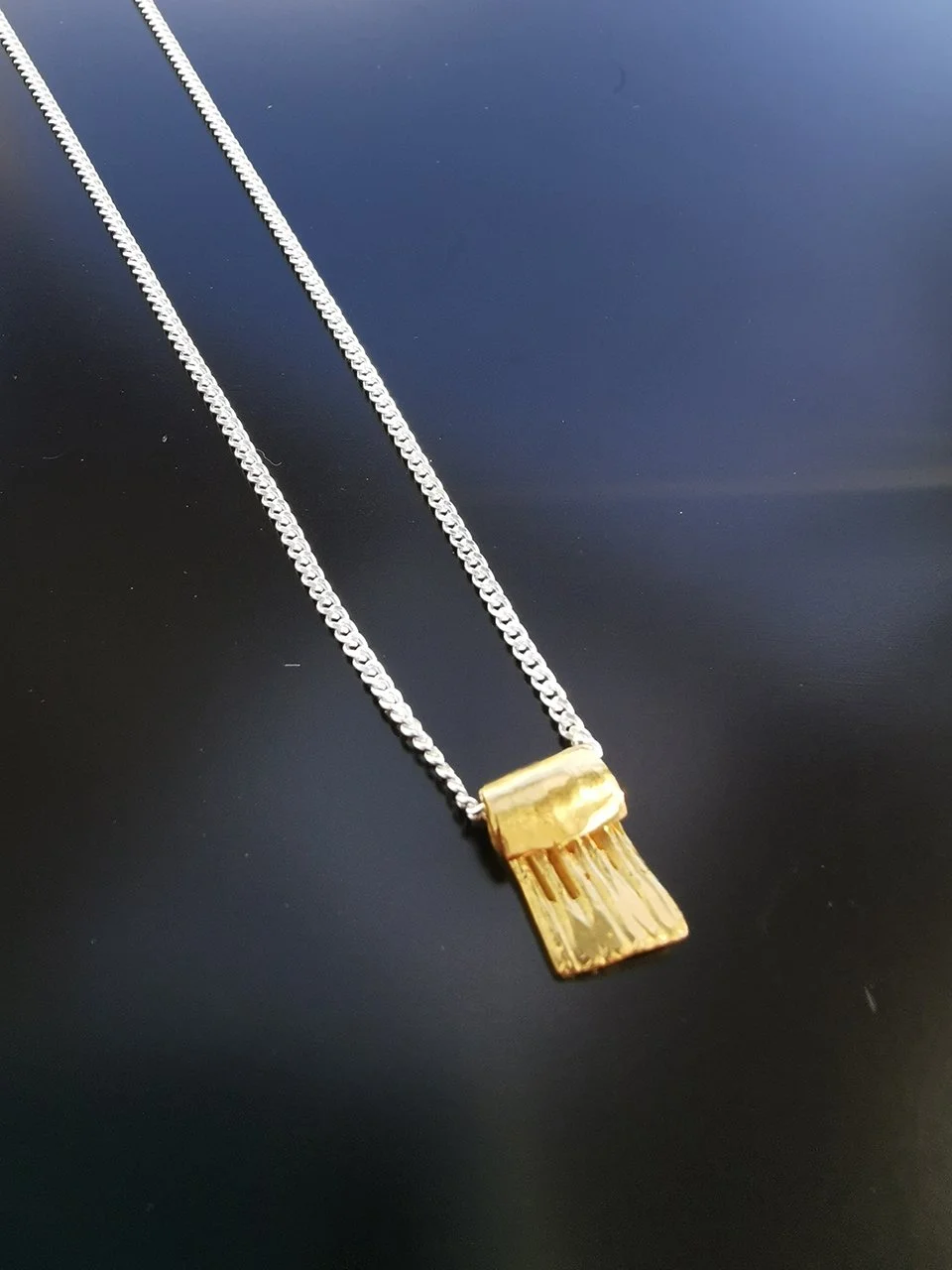Gold Scale pendant