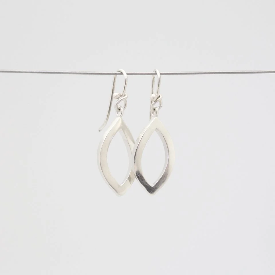 Open Leaf Earrings