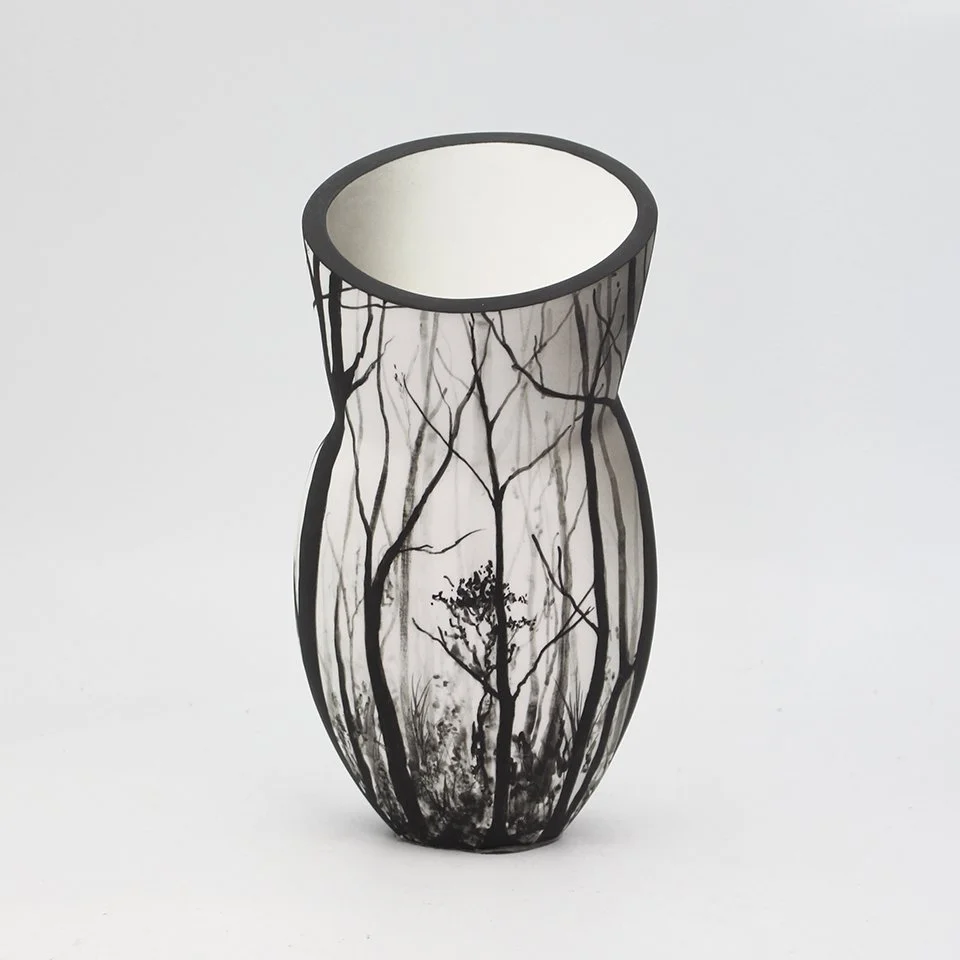 Forest Silhouette Vase