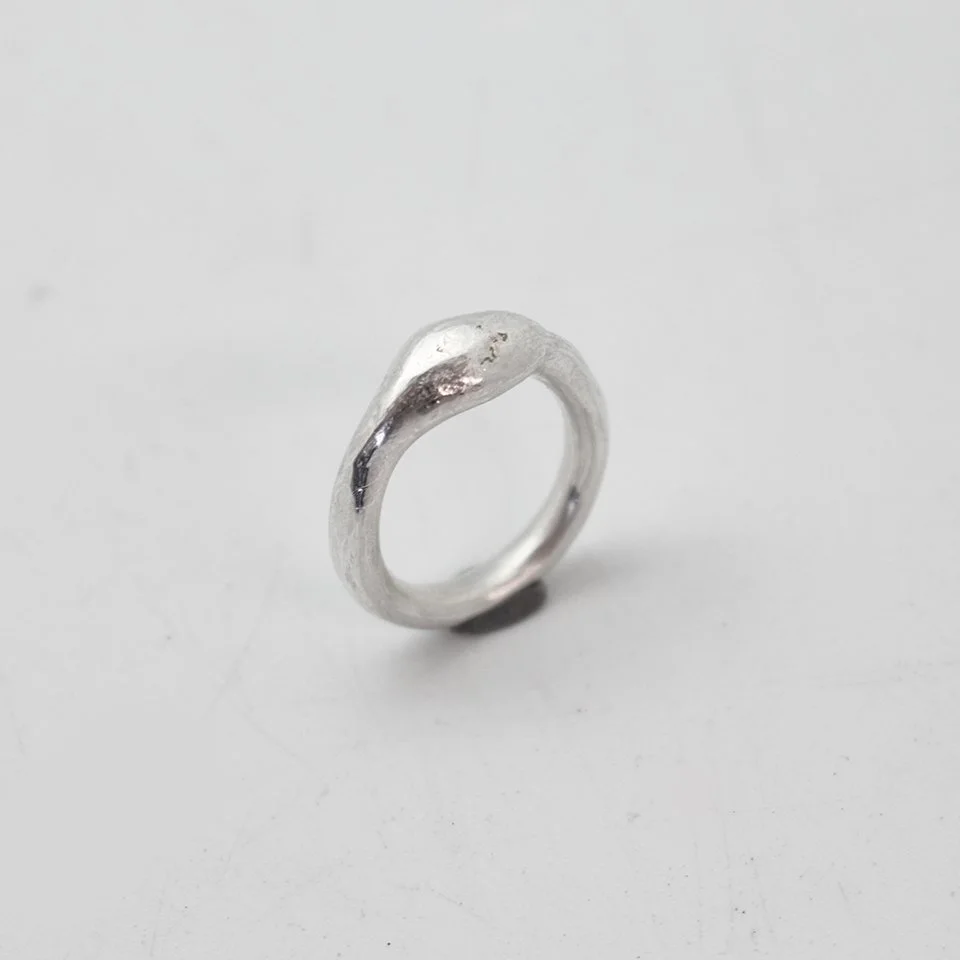Silver Freeform Ring