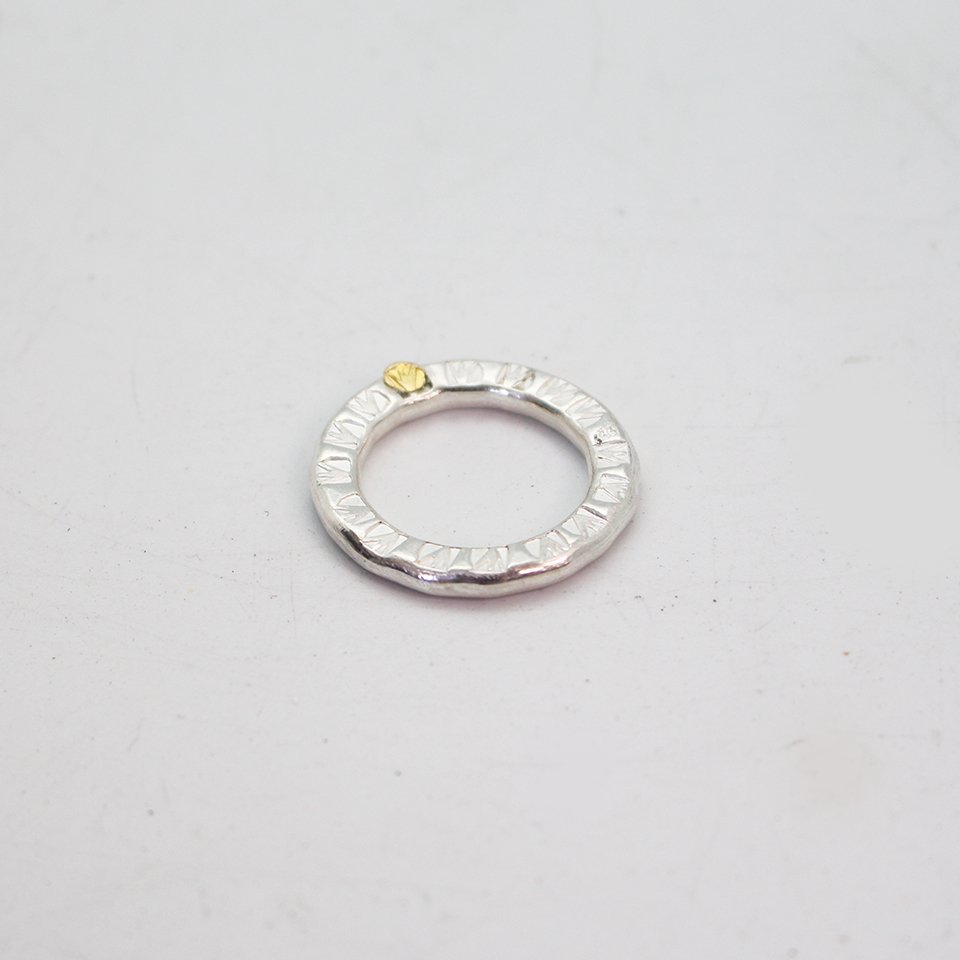 Stamped Runner Ring
