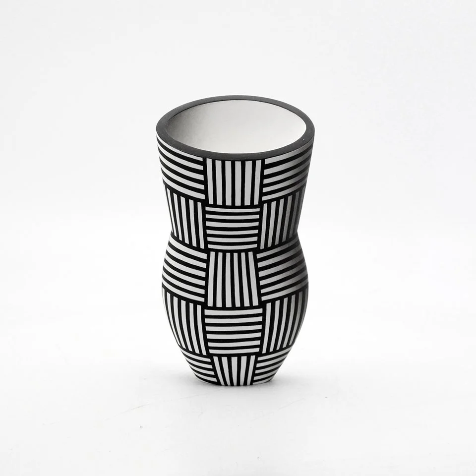 Optical Weave Vase