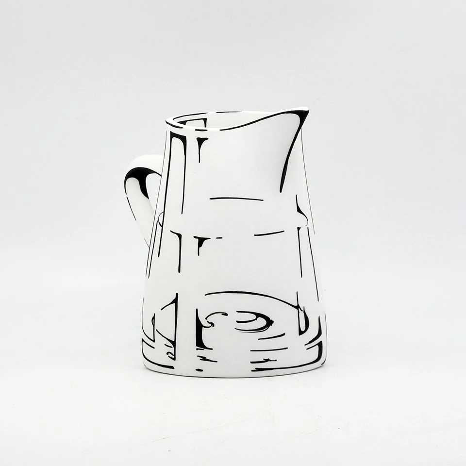 Graphic Glass Jug