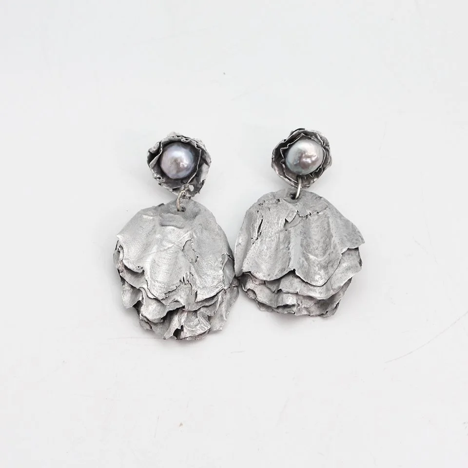 Pacific Oyster Earrings