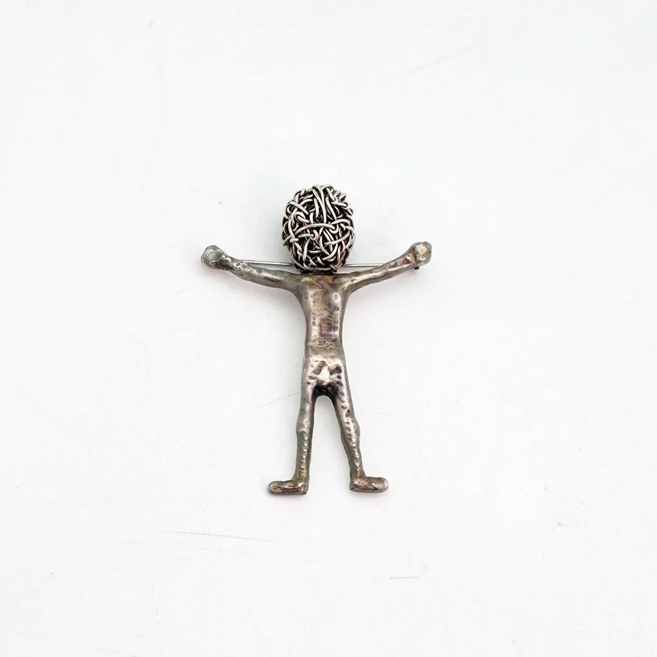 Tangled Man Brooch