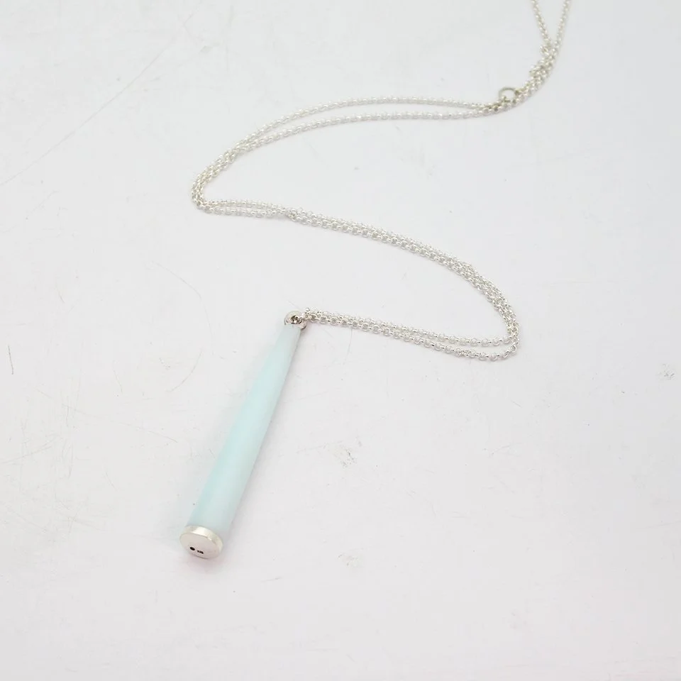 Blue Huia Pendant