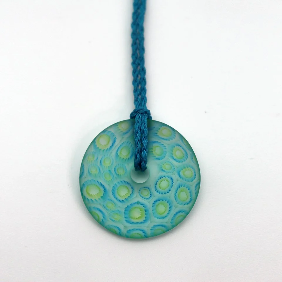 Murrine Cane Pendants