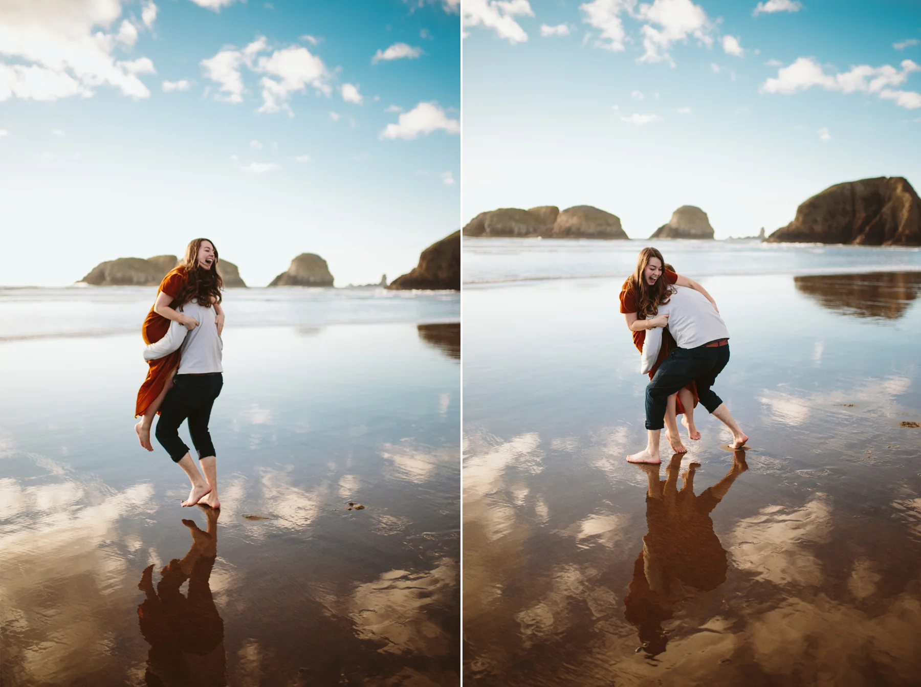 Oregon Coast Engagement - Ecola State Park