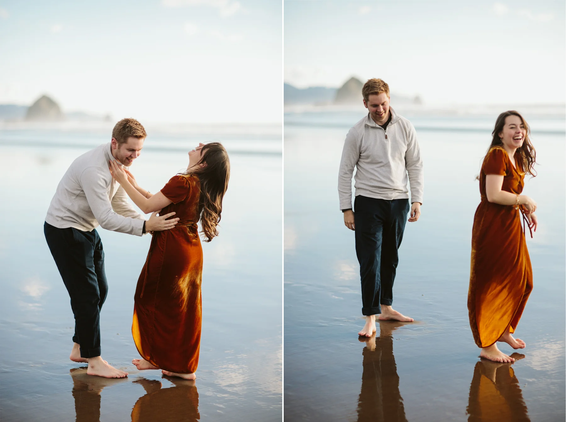 Oregon Coast Engagement - Cannon Beach - Tori & Grayson