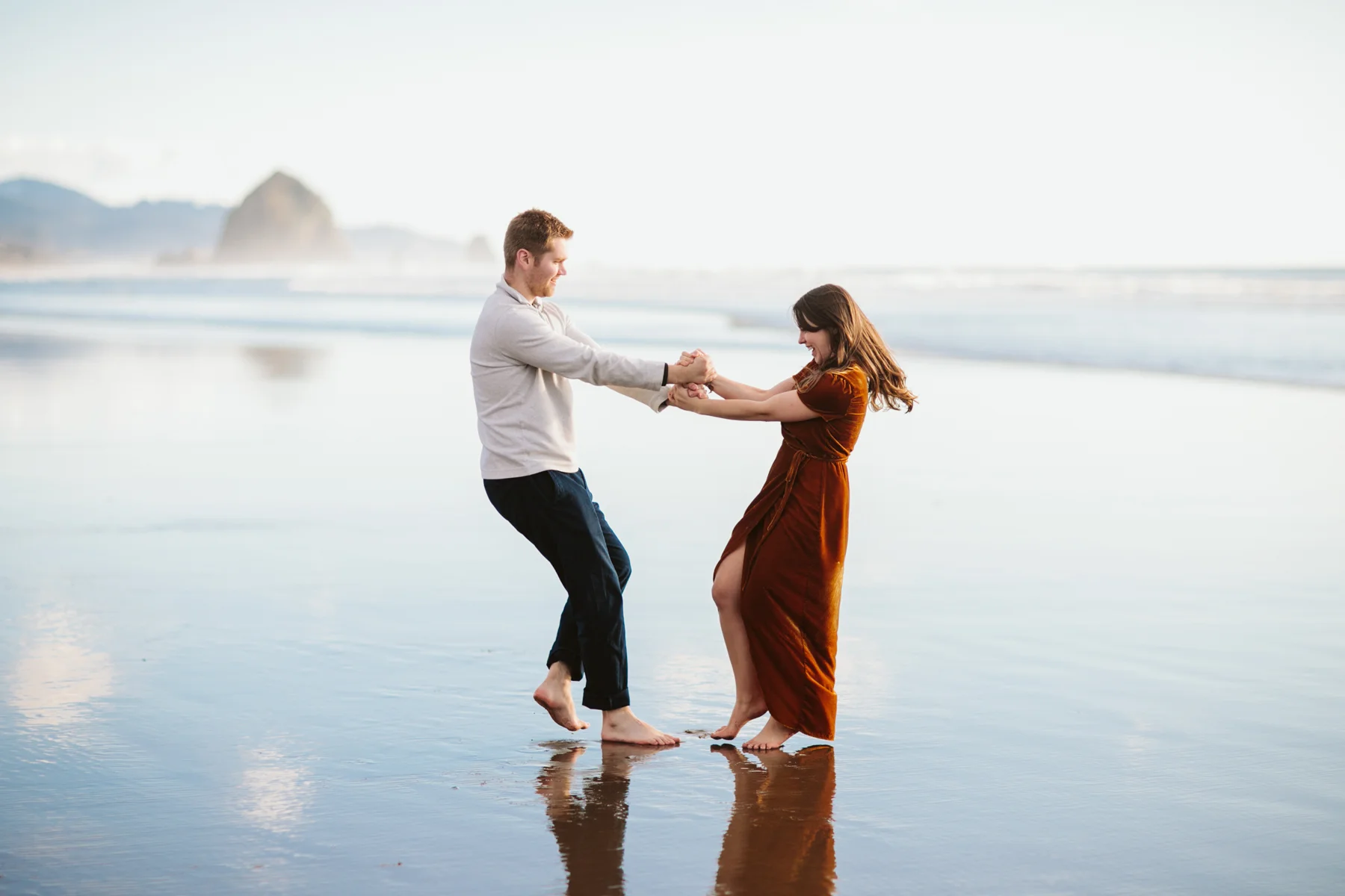 Oregon Coast Engagement - Cannon Beach - Tori & Grayson
