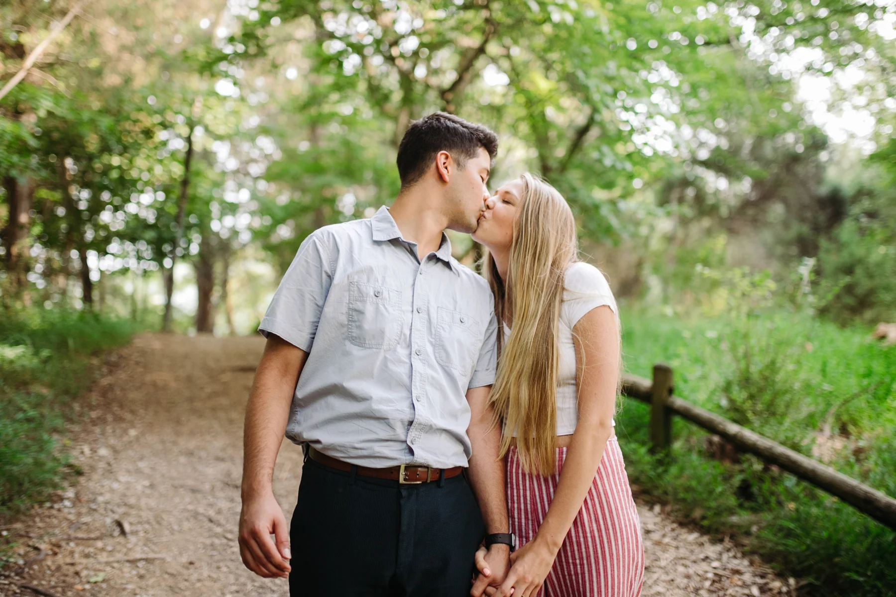 A sweet summer proposal at Radnor Lake in Nashville, Tennessee | Nashville engagement photographer