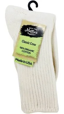Maggie's Organic Cotton Classic Crew Socks