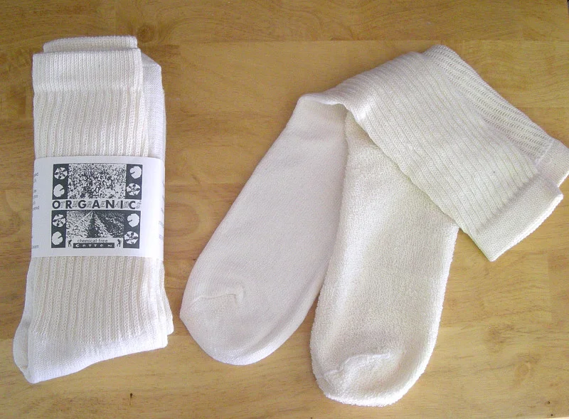 3 Pair Organic Cotton Short Top Crew Socks