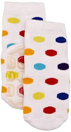Kids Organic Cotton Dotted Socks