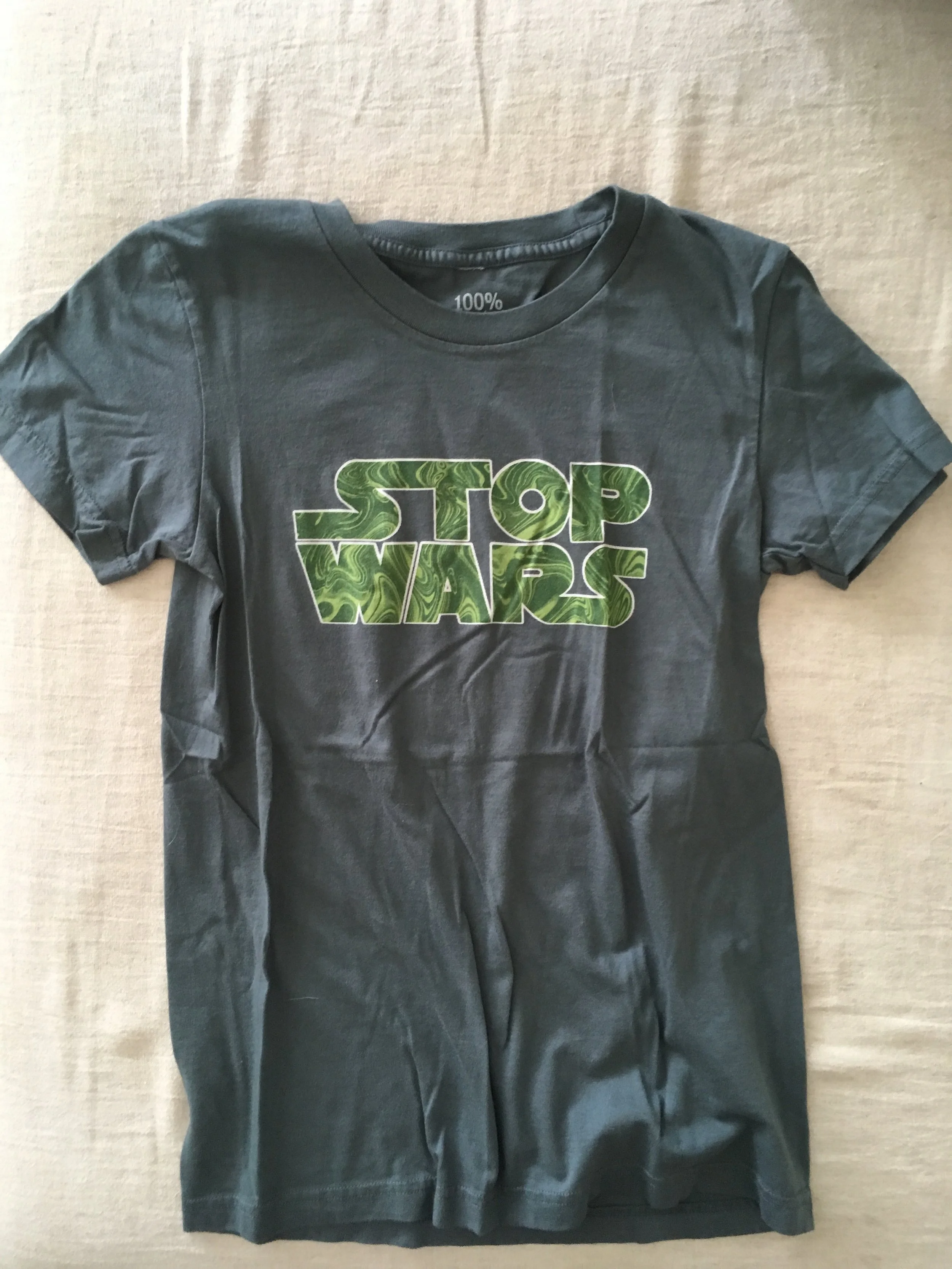 Stop Wars Organic Cotton Tee Shirt