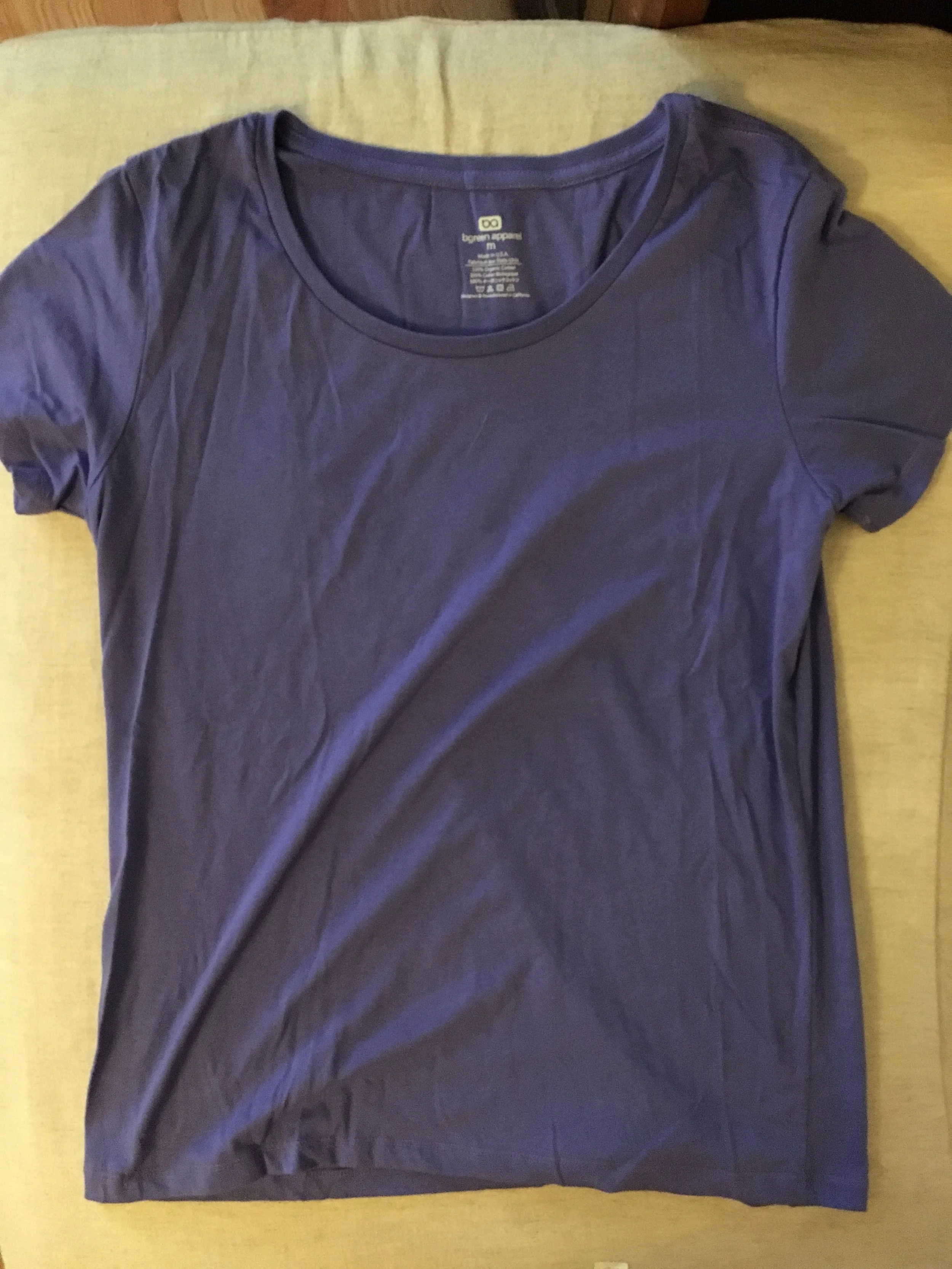 Bgreen Organic Cotton Scoop Neck Tee Shirts