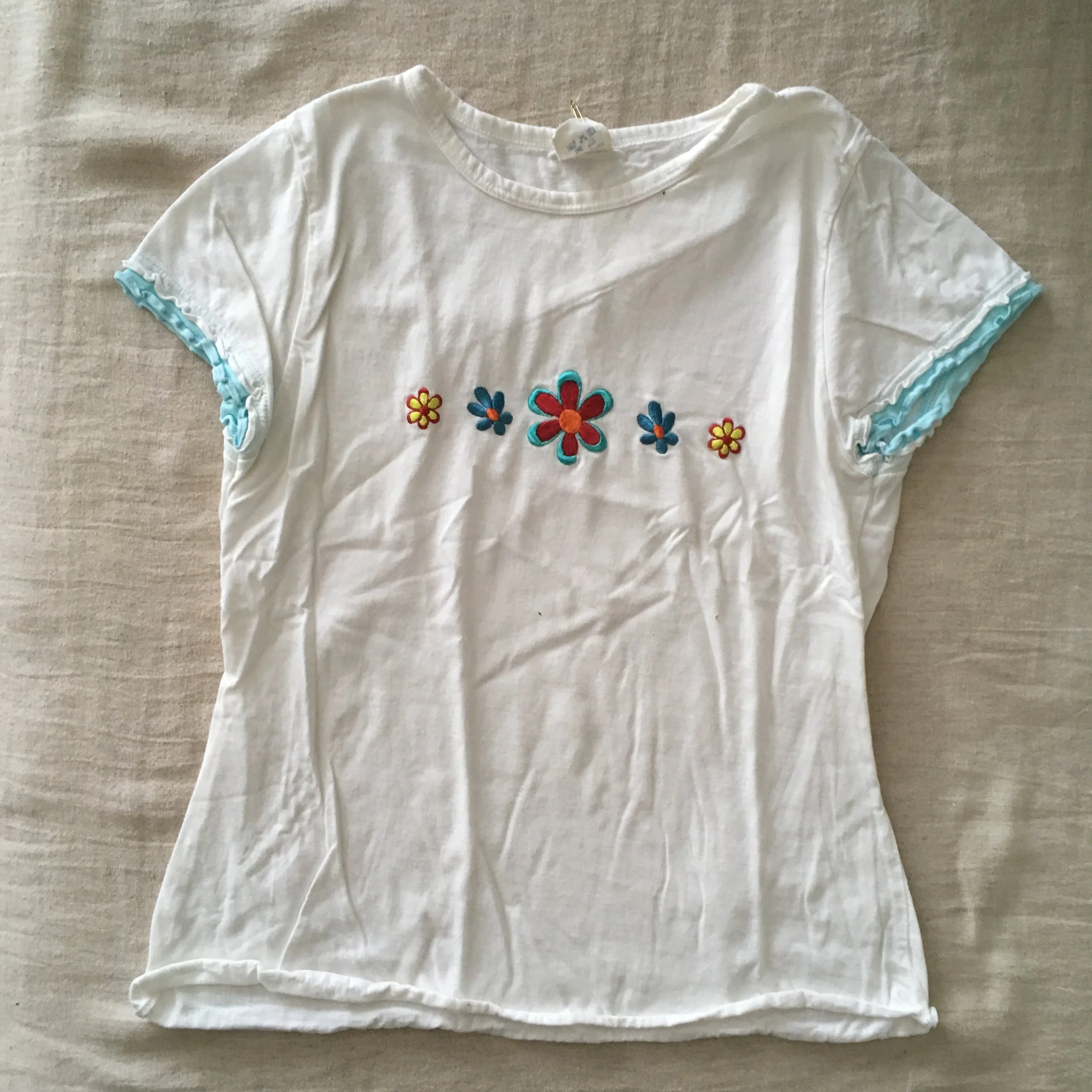 Organic Cotton Shirt with Flowers