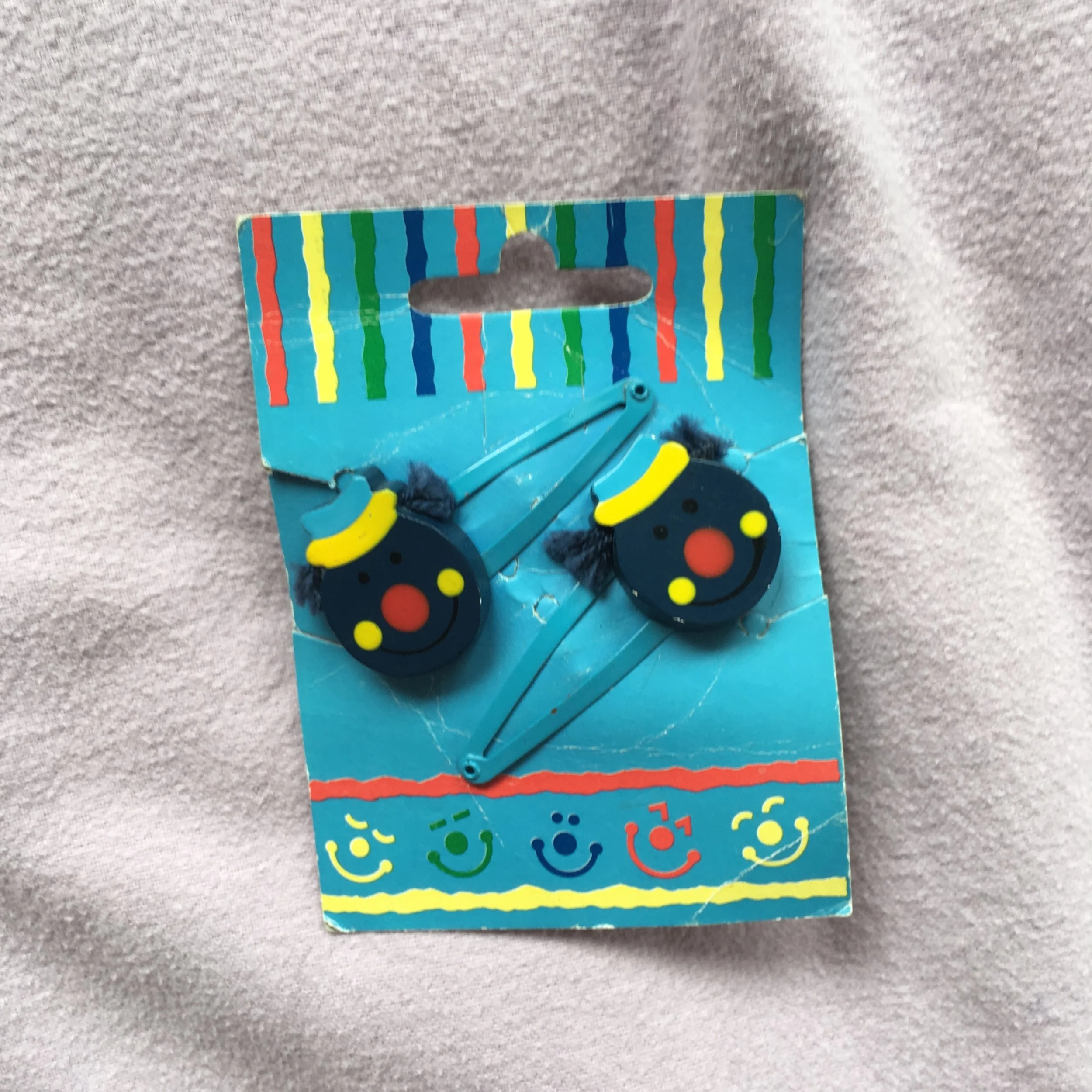 Smiley Face Barrettes