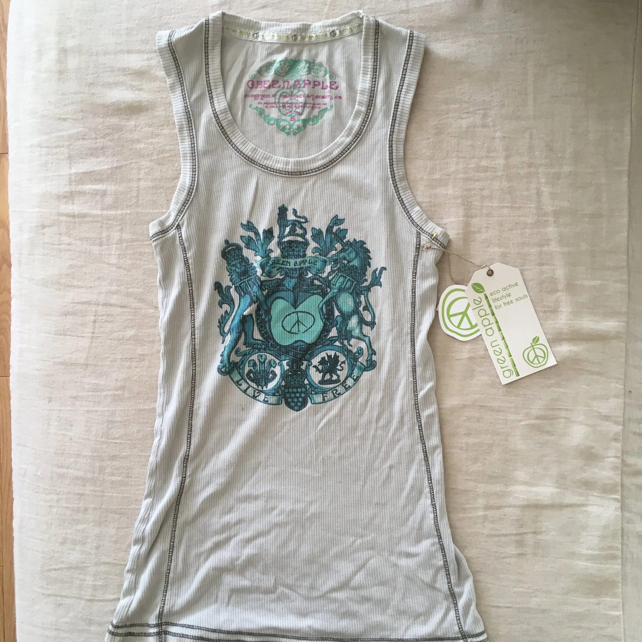 Green Apple Tank Tops w/ Logo