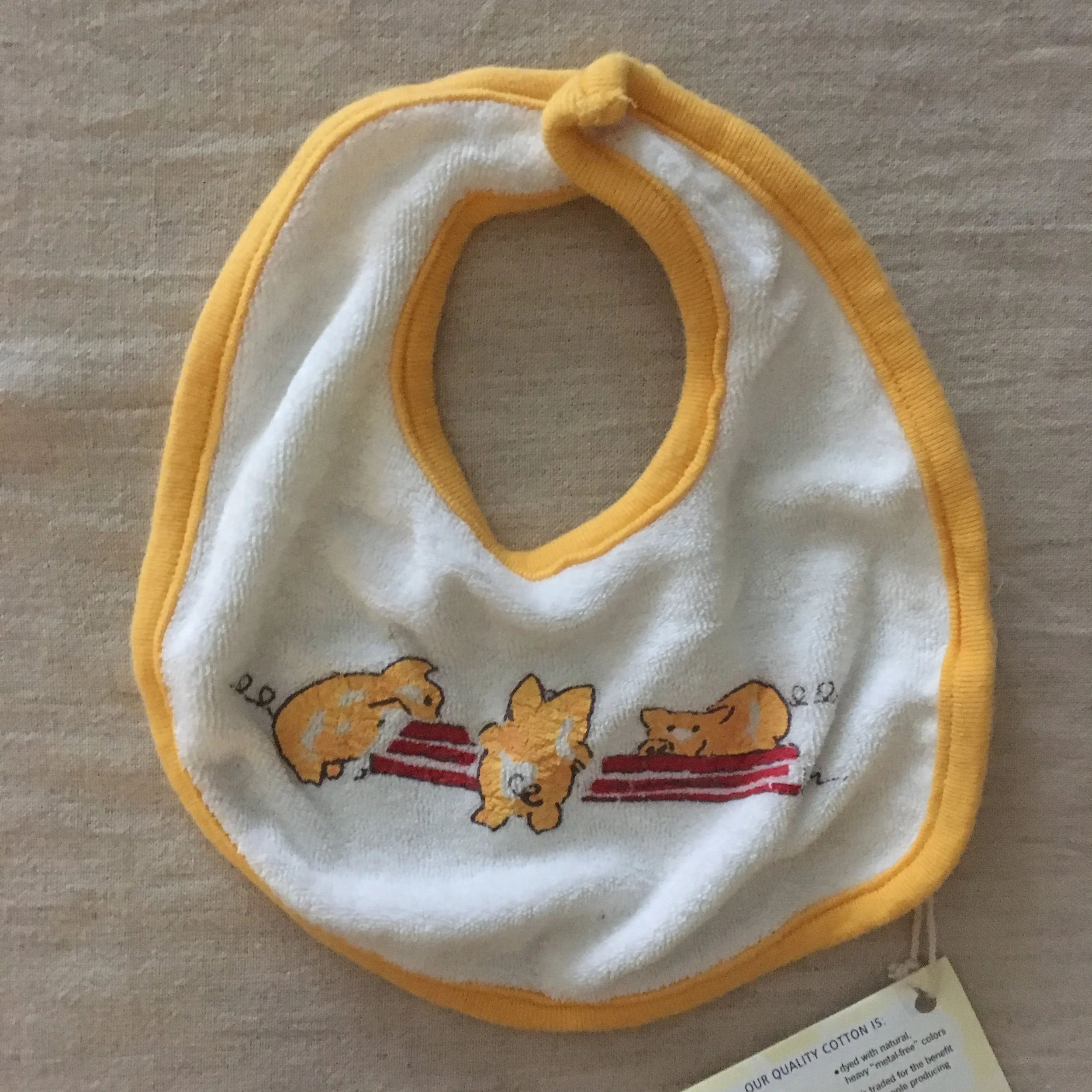 Under the Nile Organic Cotton Pig Bib