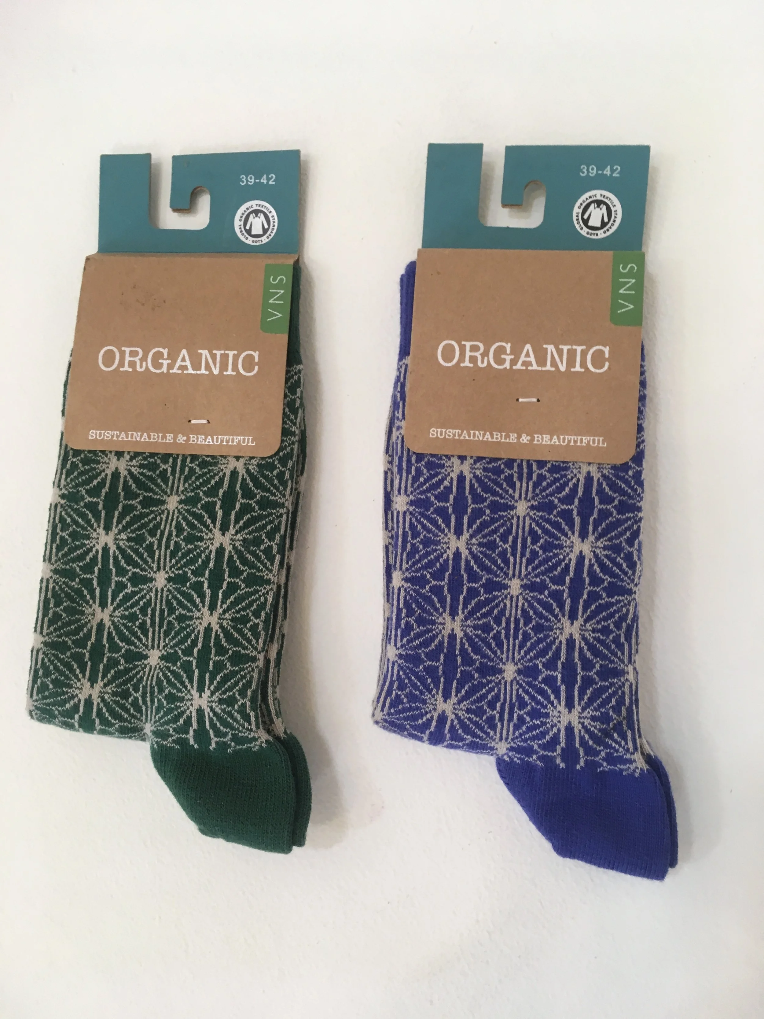 Organic Cotton Patterned Socks