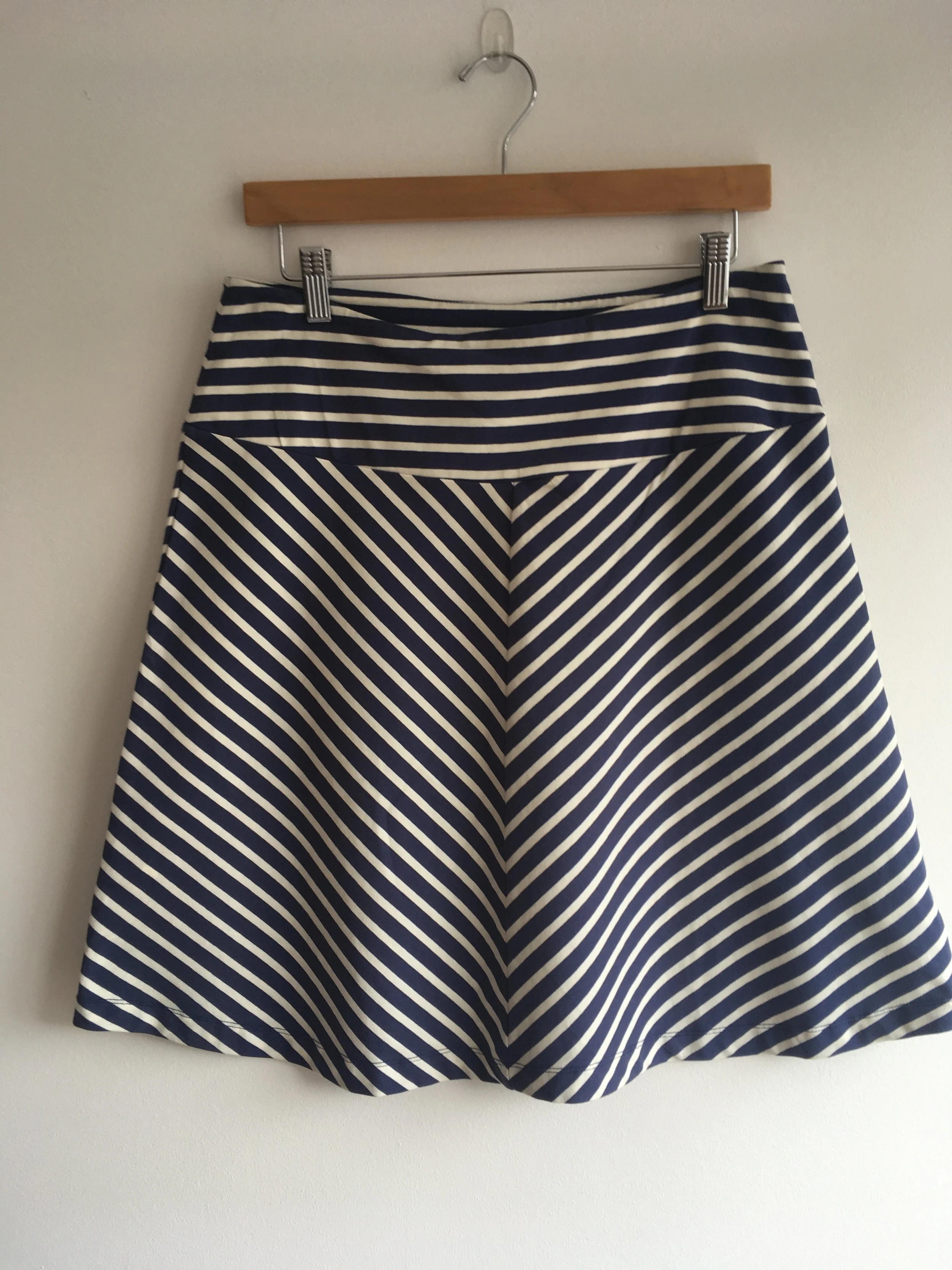 Organic Cotton Striped Skirt